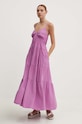 Abercrombie & Fitch rochie KI159.4060.630 violet SS24