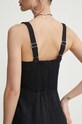 Abercrombie & Fitch sukienka lniana KI159.4068.900 czarny