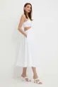 λευκό Φόρεμα από συνδιασμό μεταξιού MICHAEL Michael Kors