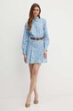 Šaty MICHAEL Michael Kors MS48282DKF modrá SS24