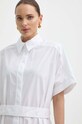 Ivy Oak rochie din bumbac alb IO117614