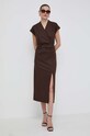 Φόρεμα Marella 2413221242200 καφέ SS24