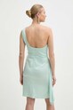 Одежда Льняное платье Marella 2413221262200 бирюзовый