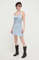 Diesel rochie D-GLASS A12871.0DQAW albastru SS24