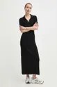 Obleka Miss Sixty RJ5120 KNIT DRESS črna