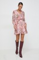 Guess sukienka VANESSA W4GK42.WDW82 różowy SS24