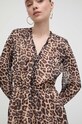Φόρεμα Guess καφέ W4GK42.WDW82