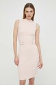 Guess sukienka SCUBA różowy W4GK89.K7UW2