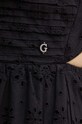 Βαμβακερό φόρεμα Guess PALMA W4GK46.WG571 μαύρο