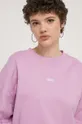 fioletowy Vans bluza bawełniana