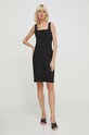 Φόρεμα τζιν Calvin Klein Jeans J20J222659 μαύρο SS24