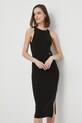 Calvin Klein Jeans ruha J20J223050 fekete SS24