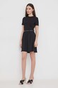 Calvin Klein Jeans rochie J20J223066 negru SS24