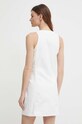 Îmbrăcăminte Calvin Klein Jeans rochie din bumbac J20J222782 alb