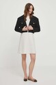 Calvin Klein Jeans sukienka bawełniana J20J223425 szary SS24
