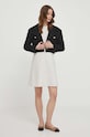 Bavlněné šaty Calvin Klein Jeans J20J223425 šedá SS24