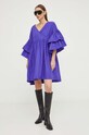 Šaty MMC STUDIO CLEO.DRESS fialová SS24