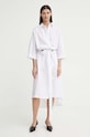 MMC STUDIO rochie din bumbac FELIA.DRESS alb SS24