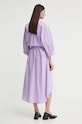 Odzież MMC STUDIO sukienka bawełniana FELIA.DRESS fioletowy