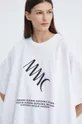 biały MMC STUDIO t-shirt bawełniany