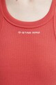 G-Star rochie din bumbac D24485.D289 rosu
