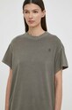 G-Star Raw sukienka bawełniana brązowy D24483.D610