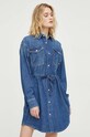 G-Star rochie din denim D24353.D252 albastru SS25