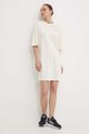 Βαμβακερό φόρεμα Puma BETTER CLASSIC 624232 μπεζ SS24