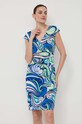 Morgan sukienka RETRIS RETRIS.MULTICO niebieski SS24