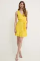 Φόρεμα Morgan ROSVAL κίτρινο