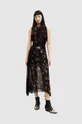 μαύρο Φόρεμα AllSaints Jules Floral Tanana Γυναικεία