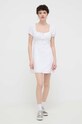 Hollister Co. rochie din in KI359.4075.100 alb SS24