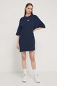 Tommy Jeans rochie din bumbac DW0DW18145 bleumarin SS24