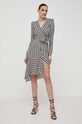 Elisabetta Franchi rochie ABS4442E2 negru SS24