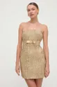 Φόρεμα Elisabetta Franchi χρυσαφί