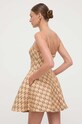 Odzież Elisabetta Franchi sukienka AB64142E2 beżowy