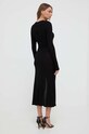 Odzież Elisabetta Franchi sukienka AB64542E2 czarny
