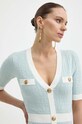 Elisabetta Franchi sukienka zielony AM81B42E2