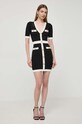 Elisabetta Franchi rochie AM81B42E2 negru SS24