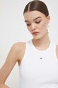 Tommy Jeans rochie DW0DW17406 alb