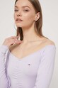Tommy Jeans rochie violet DW0DW17939