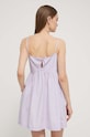 Odjeća Pamučna haljina Tommy Jeans DW0DW17940 ljubičasta