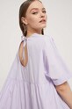 Бавовняна сукня Tommy Jeans фіолетовий DW0DW17948