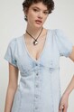 Džínové šaty Tommy Jeans modrá DW0DW17966