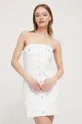 bijela Traper haljina Tommy Jeans Ženski