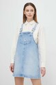 Tommy Jeans sukienka jeansowa DW0DW17678 niebieski