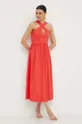 czerwony Max Mara Beachwear sukienka plażowa Damski