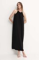 Max Mara Beachwear vestito midi nero 2416621029600