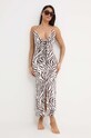 Plážové šaty Max Mara Beachwear 2416621049600 hnědá SS24