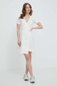 Lacoste rochie EF7252 bej SS24